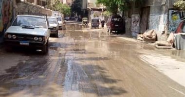قارئ يشكو مياه الصرف بشارع "عرب الطوايلة" فى عزبة النخل 