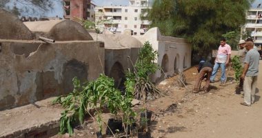 بالصور.. رئيس مدينة الحامول تشارك بحملة نظافة وتشجير وإضاءت المقابر بـ3 قرى 