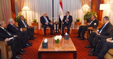 بالصور.. الرئيس السيسى: ستظل للقضية الفلسطينية الأولوية فى سياسة مصر الخارجية