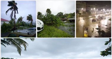 نائب الرئيس الأمريكى يتفقد المناطق المنكوبة بسبب إعصار "ماريا"