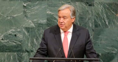 بالصور.. أمين عام الأمم المتحدة: يجب وضع نهاية للإرهاب واقتلاع جذوره فى كل دول العالم