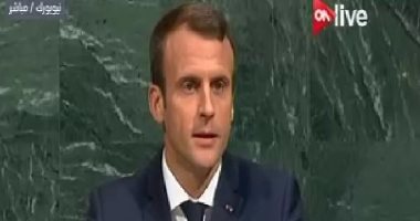 ماكرون: فرنسا ستطرح مبادرة مع شركائها لوضع خارطة طريق سياسية شاملة فى سوريا