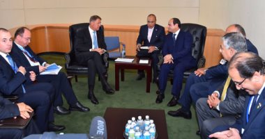 الرئيس السيسى يشيد بمواقف رومانيا الإيجابية تجاه مصر