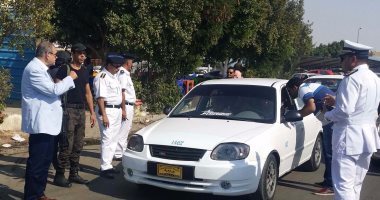 بالصور ..مدير أمن السويس يقود حملة أمنية فى المدن الجديدة