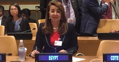 وزيرة التضامن: مصر تحارب الإرهاب بشرف نيابة عن العالم