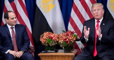 ترامب: سأناقش مع الرئيس السيسي حادث العريش الإرهابى