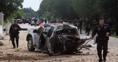 بالصور.. مقتل 4 جنود فى انفجار عبوة ناسفة بجنوب تايلاند