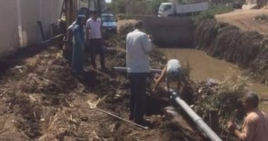 "مياه الإسكندرية": جارى إصلاح خط رئيسى بطريق مدينة الحمام