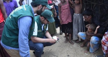 فريق مركز الملك سلمان للأعمال الإنسانية يتفقد مخيمات الروهينجا فى بنجلاديش