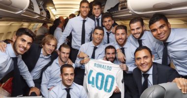 ريال مدريد يحتفل بالمباراة الـ 400 لكريستيانو رونالدو 