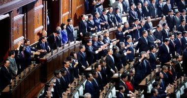البرلمان اليابانى يبدأ دورة غير اعتيادية لمناقشة أزمة فيروس كورونا