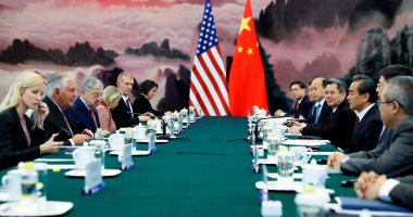 بالصور.. وزير الخارجية الأمريكى يلتقى نظيره الصينى فى زيارة لبكين