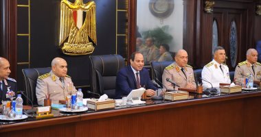 ننشر صور اجتماع السيسي بالمجلس الأعلى للقوات المسلحة فى ذكرى أكتوبر
