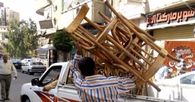 إزالة اشغالات الطريق بمحرم بك و شارع سعد وصفية زغلول بوسط الإسكندرية 