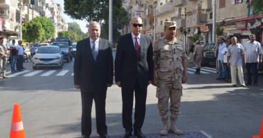 محافظ قنا ومدير الأمن يشهدان الاحتفالات بذكرى انتصارات أكتوبر