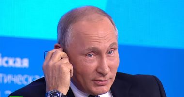 بالصور.. بوتين: روسيا سترد بالمثل حال انسحاب أمريكا من معاهدة الصواريخ النووية