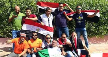 جماهير المصرى فى طريقها لبرج العرب لمؤازرة المنتخب الوطنى