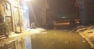 شكوى من غرق شارع "المنشاوى" بالبحيرة فى مياه الصرف