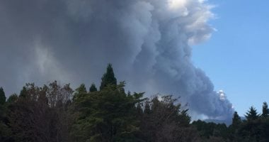 ثوران بركان جبل "شينمو" فى اليابان لأول مرة منذ 6 أعوام