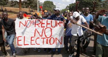 بالصور.. تظاهرات فى كينيا ضد إعادة الإنتخابات الرئاسية