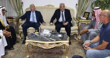 محافظ جنوب سيناء يستقبل وفدا من القبائل الأردنية المشاركة بسباق الهجن