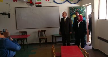 محافظ القاهرة يتفقد مدرسة جمال عبد الناصر الرسمية للغات بالنزهة
