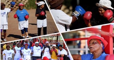 "الملاكمة" أحدث وسائل جنوب أفريقيا لمحاربة "شيخوخة النساء"