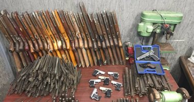 ضبط 6 أسلحة وتحرير 30 قضية مخدرات فى حملة أمنية بالجيزة 