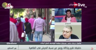 مستشار منظمة اليونسيف: المرأة المصرية تتمتع بأمان وهى تسير فى الشارع