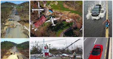 إعصار ماريا يدمر مواطن الجمال فى بورتريكو