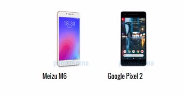 إيه الفرق.. أبرز الاختلافات بين هاتفى جوجل Pixel 2 و Meizu M6