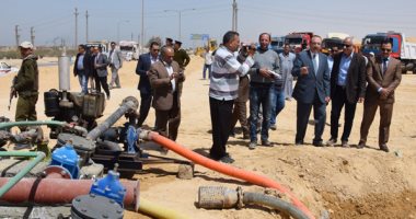 محافظ بنى سويف ينجح فى حل مشكلة الصرف الصناعى بمنطقة بياض العرب الصناعية