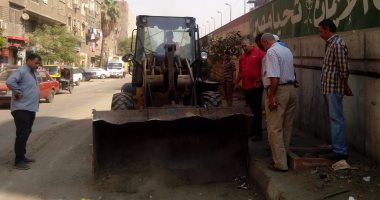 حى شمال الجيزة: رفع أطنان من القمامة بشارع الوحدة فى إمبابة