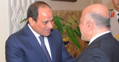 الرئيس يؤكد لرئيس وزراء العراق دعم مصر لوحدة بلاده وسلامته الإقليمية