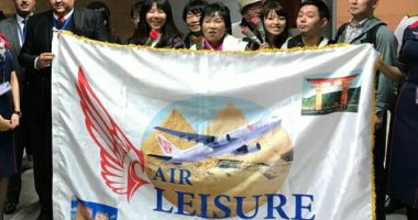 مطار الأقصر يستقبل أول رحلة طيران مباشرة من طوكيو تقل 85 سائحا يابانيا
