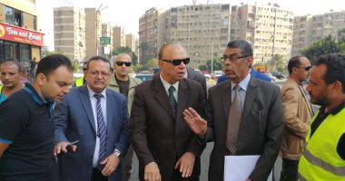محافظ القاهرة يتفقد أعمال تطوير محور شارع النصر بالنزهة بتكلفة 3.7 مليون جنيه