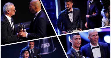رونالدو يتوج بجائزة أفضل لاعب فى العالم 2017 