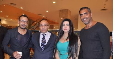 محمد نجاتى ومروى فى العرض الخاص لـ"الفندق" وغياب بطلة الفيلم علا غانم