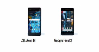إيه الفرق.. أبرز الاختلافات بين هاتفى جوجل Pixel 2  و ZTE Axon M