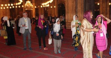 700 من سيدات الأعمال من مختلف أنحاء العالم فى مسجد محمد على بالقلعة