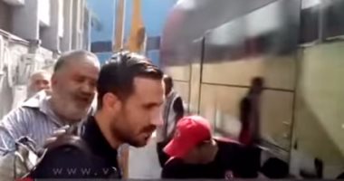 بالفيديو.. لاعبو الأهلى يتوجهون لاستاد برج العرب استعداد للقاء الوداد المغربى