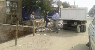 حملات مستمرة لرفع القمامة ونظافة شوارع مدينة الخانكة