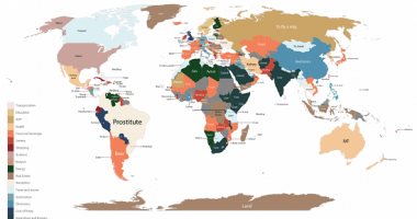 خريطة تكشف أكثر الأشياء بحثا فى العالم وفقا لجوجل