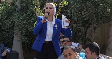 بالصور.. النائبة زينب سالم بمؤتمر مؤسسة بكرة لينا: تنمية مصر لن تتحقق إلا بالشباب