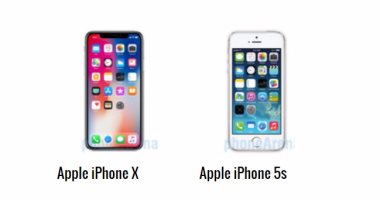 إيه الفرق.. أبرز الاختلافات بين هاتفى أيفون X وأيفون 5s