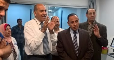 رئيس هيئة السكة الحديد يجرى زيارة مفاجئة بالمركز الطبى لسكك حديد مصر 