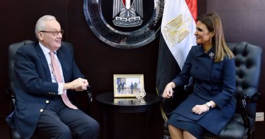 سحر نصر تبحث مع سفير روما مبادلة الديون وزيادة استثمارات إيطاليا بمصر
