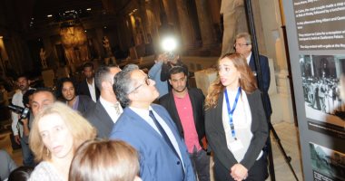 وزير الآثار فى معرض الزيارات الملكية البلجيكية: رسالتنا للعالم مصر آمنة