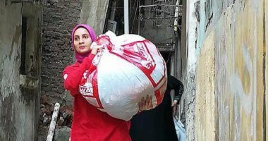 بالصور.. الهلال الأحمر: إغاثة المواطنين فى حادثة انهيار عقار بالمنصورة