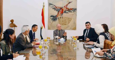 وزير الثقافة يلتقى وفدا من منظمة الجايكا اليابانية
